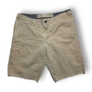 📦 Paperbacks Men’s Chino Shorts Sz 34 Sateen Twill  |‎ 10” Inseam | Zip Fly
